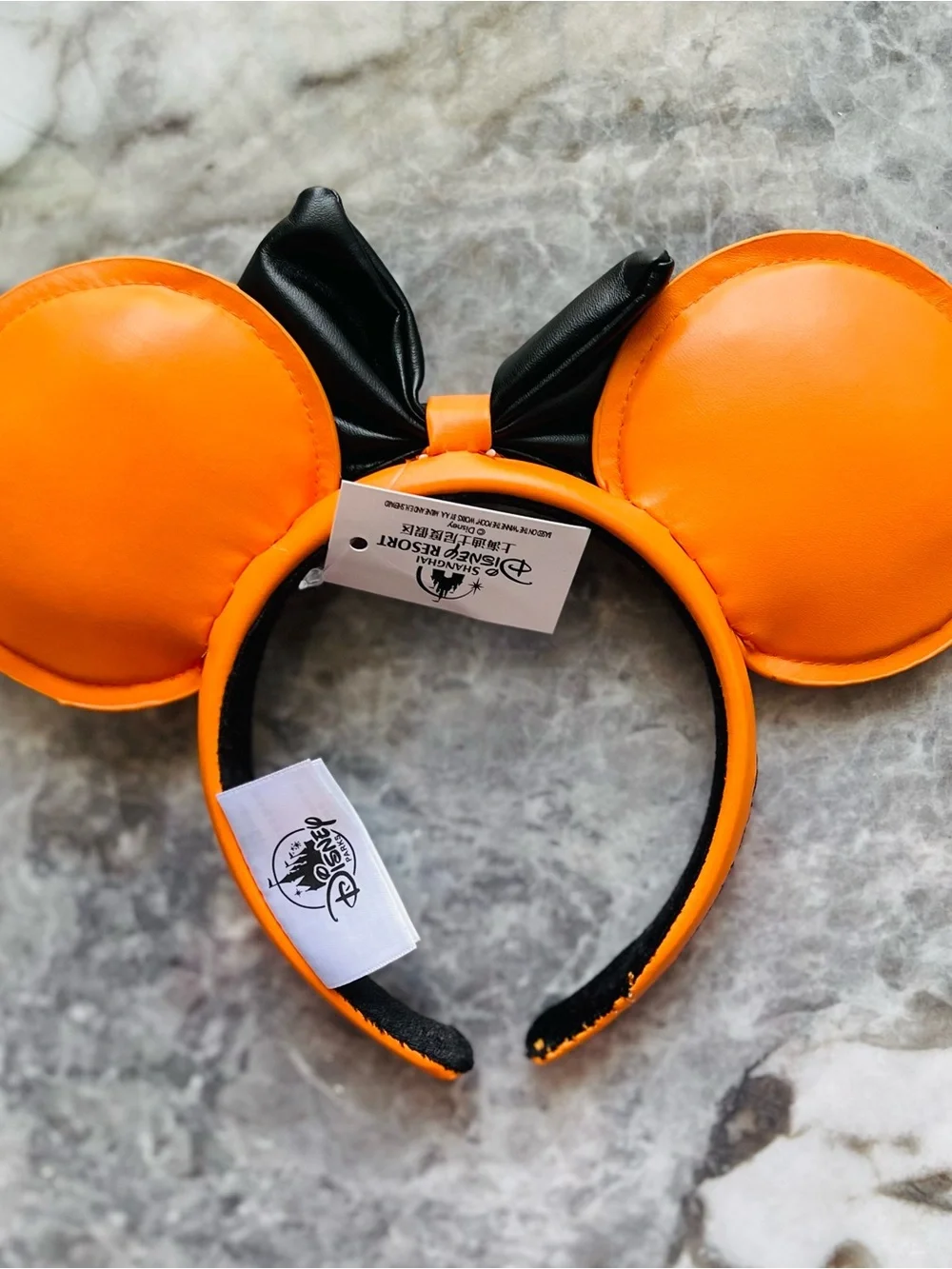 New Disney Halloween Spider Mickey & Minnie Ear Headband